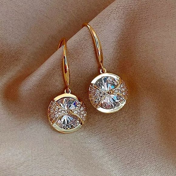 unknown Jewelry - GP CRYSTAL DROP EARRINGS
